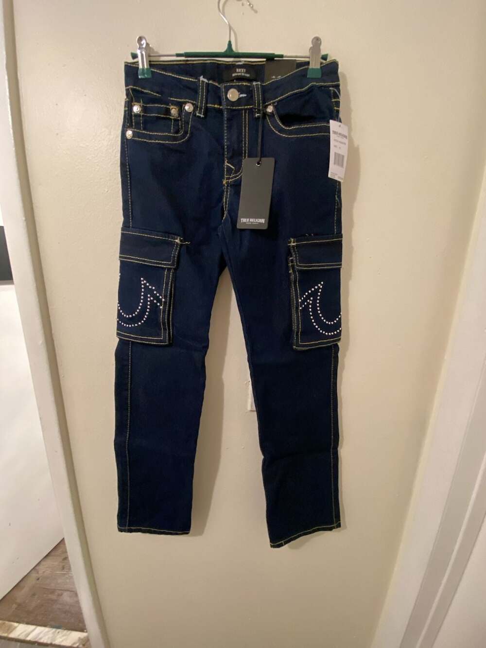 True Religion Ricky Relaxed Straight Cargo Jeans